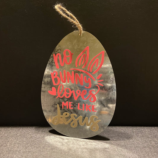 Metal Signs Egg Shaped